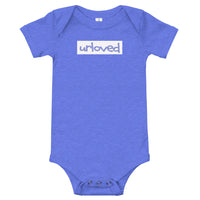 labeled by His love baby onesie
